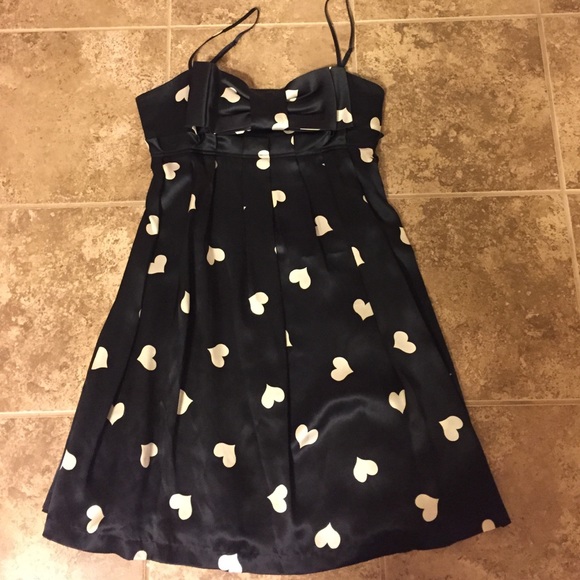 Betsey Johnson hearts and bow cocktail dress