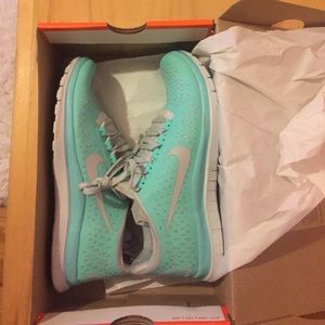 Tiffany blue Nike sneakers