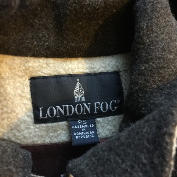 London Fog Brown Wool Coat - Picture 3 of 3