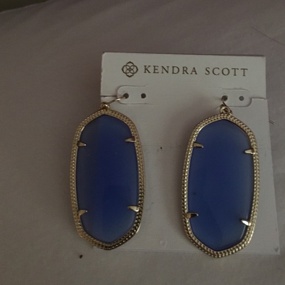 Blue Kendra Scott earrings