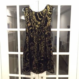 Alice + Olivia velvet burnout dress