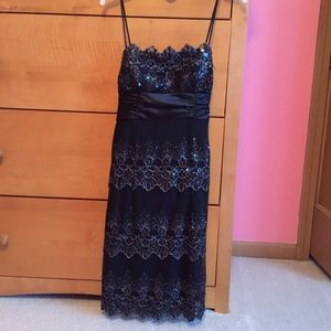 Black formal dress
