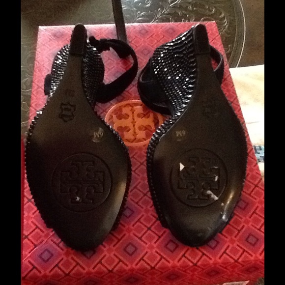 NWOT- Tory Burch Lila 115MM Wedge Sandal - Picture 3 of 4