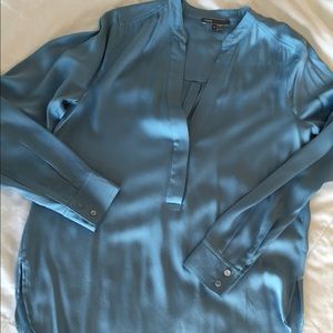 Vince silk baggy blouse