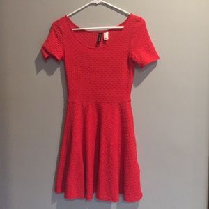 Red skater dress. Size 4.