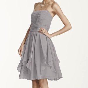 David's Bridal Short Cocktail Dress