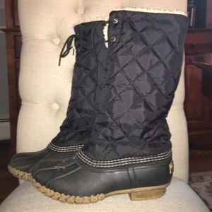 LL Bean Boot, Black - Some Wear