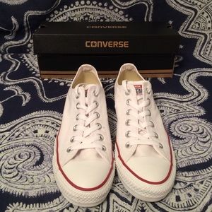 Brand new white converse