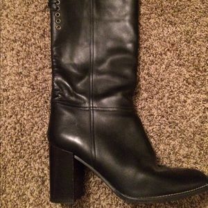Black Coach boots size 9.5