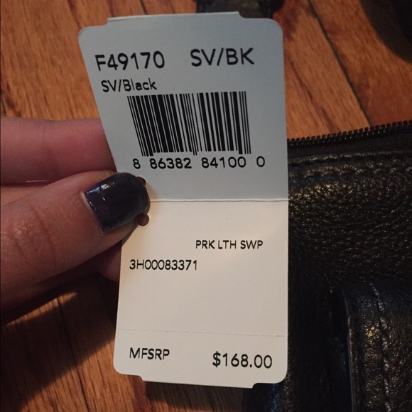 Black Leather Coach Purse - Picture 2 of 2