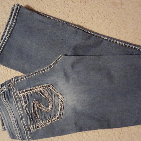 Silver jeans