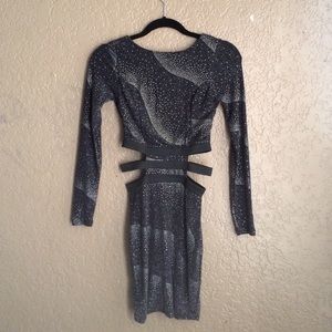 Sparkly dress. Perfect for a night out.