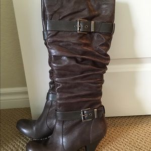 7.5 B Jessica Simpson slouchy heeled boots