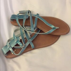 Cute Blue Sandals