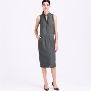 J. Crew Super 120s patch pocket dress