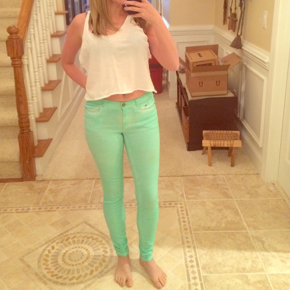 Mint h&m skinny jeans