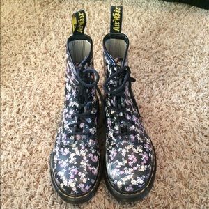 Floral doc martins