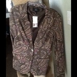 Paisley suit jacket