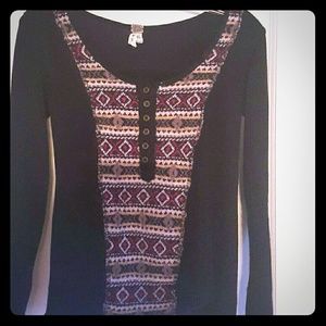 Free people long sleeved henley