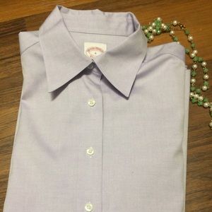 Brooks Brothers purple button down