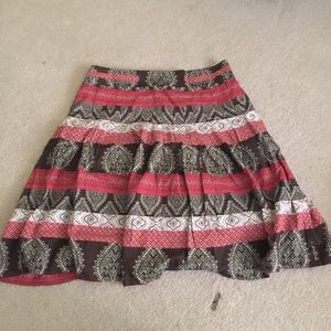 Size 12 Western print skirt