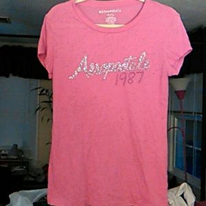 Aeropostale crew neck t-shirt pink