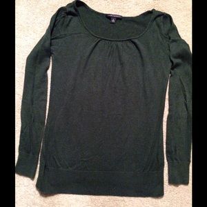 Banana Republic scoop neck green sweater