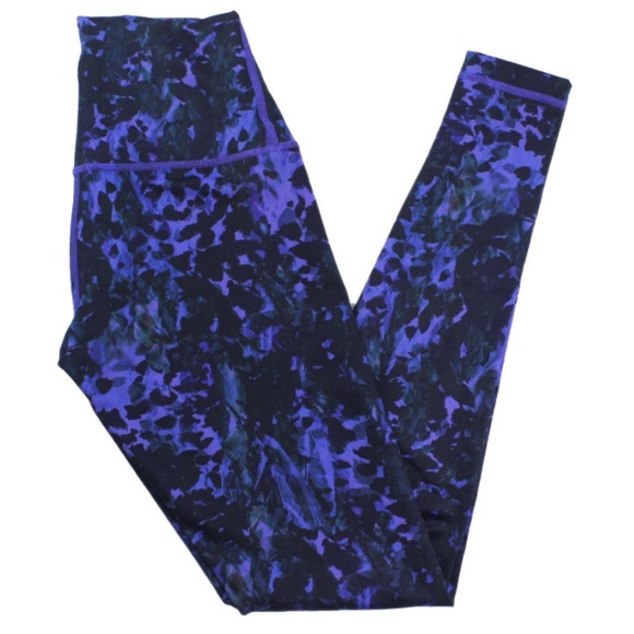 Lululemon Floral Wunder Under Yoga Pants