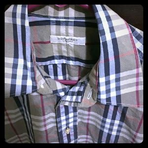 Authentic mens Burberry button up