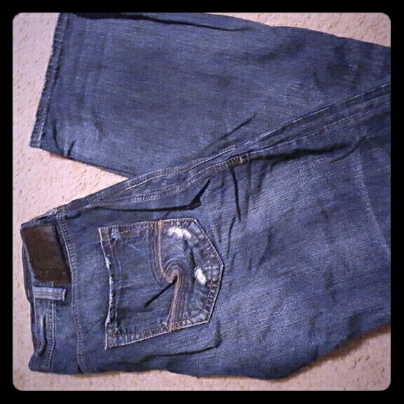 Mens Silver jeans