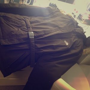 North face jacket with belt
