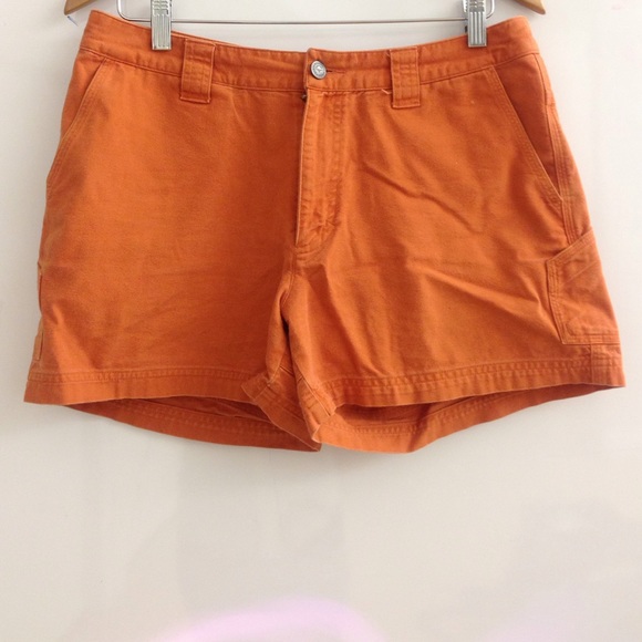 Awesome Orange Patagonia Stand-Up shorts.