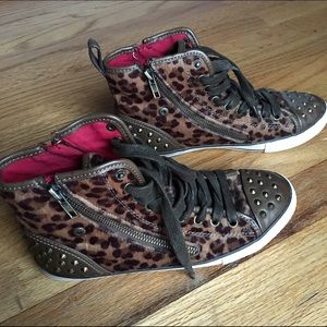 ALDO - Cheetah Leopard High Top Shoes