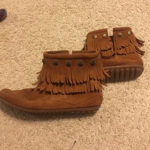 Moccasin booties ON SALE TODAY ONLY!
