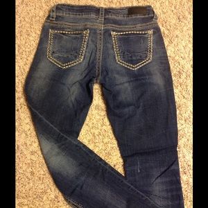 Daytrip Lynx Skinny Jeans w/ Rhinestones Size 28L