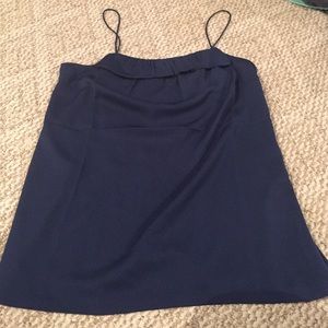 J. Crew tank in Navy