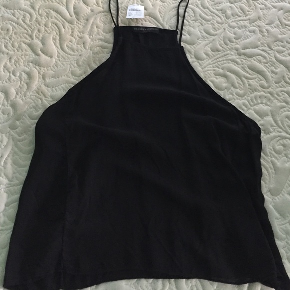 brandy Melville black halter top - Picture 1 of 4