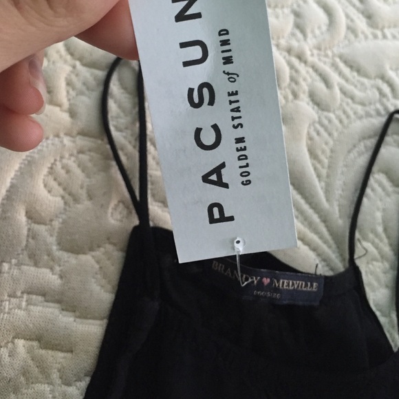 brandy Melville black halter top - Picture 3 of 4
