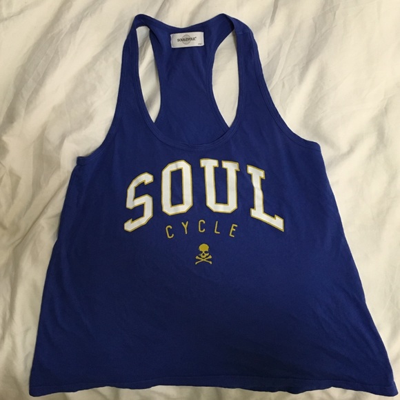 New soul cycle blue top