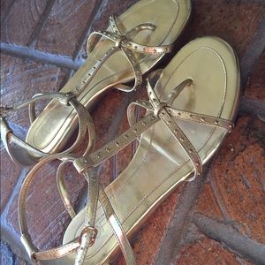 Gold sandal Loft