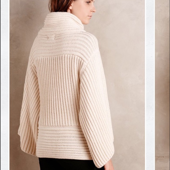 Anthropologie Oversized & Slouchy Sweater ribbed - Picture 4 of 6