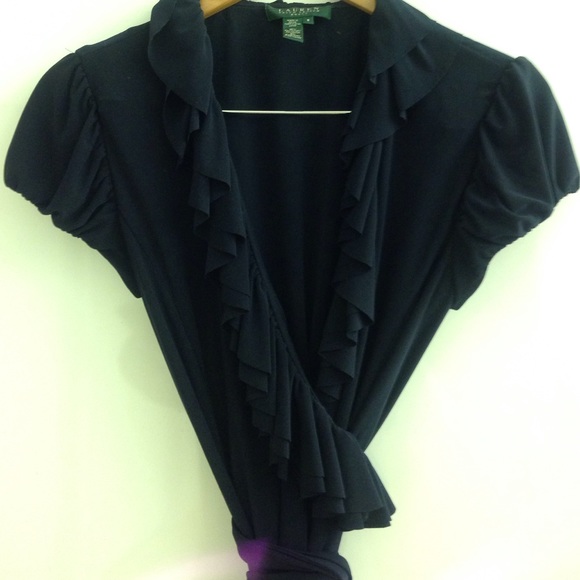 Ruffled Ralph Lauren Wrap dress.