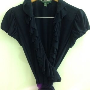 Ruffled Ralph Lauren Wrap dress.