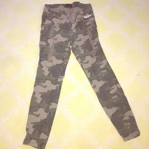 Destressed army denim size 14 forever 21