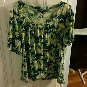 Green banded top