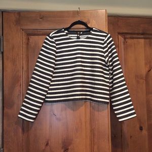 B/ W Zara Knit Crop B/ W Zara Knit Crop
