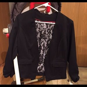 Maurice's black blazer