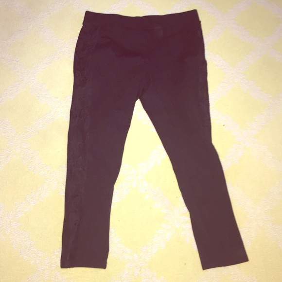 Lane Bryant size 16 thick lace side leggings