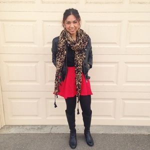NWT H&M Red Mini A-Line Skirt