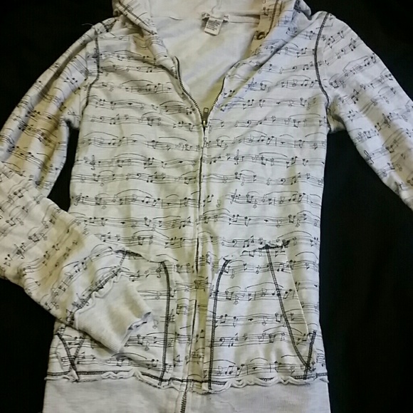 F21 Music Note Hoodie